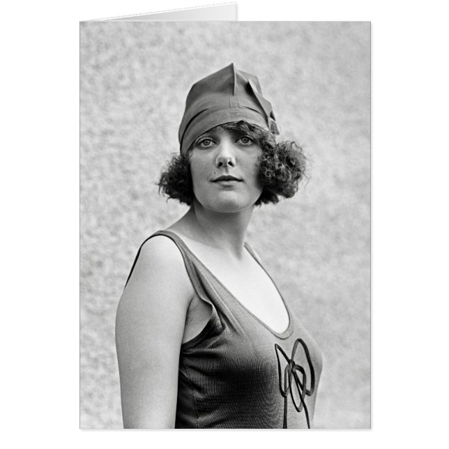 Portret van badschone, 1922 (Voorkant)