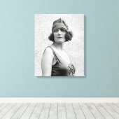 Portret van badschone, 1922 canvas afdruk (Insitu (Houten vloer))
