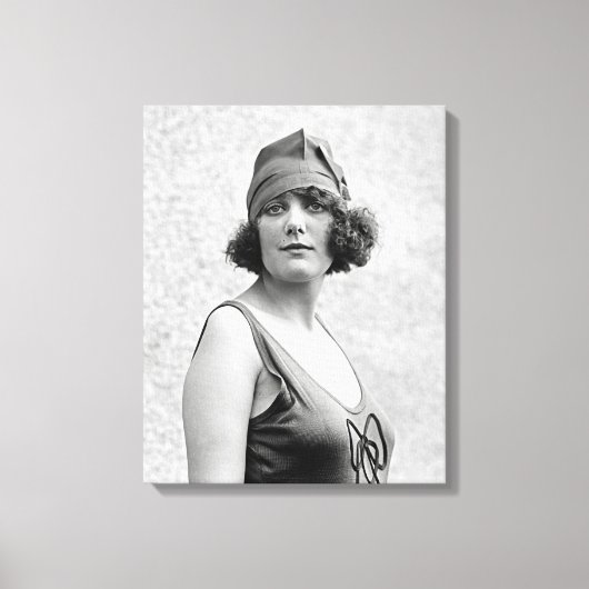 Portret van badschone, 1922 canvas afdruk (Voorkant)