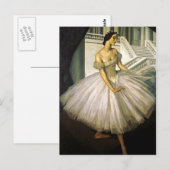 Portret van Ballerina Anna Pavolva Briefkaart (Voorkant / Achterkant)