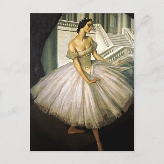 Portret van Ballerina Anna Pavolva Briefkaart (Voorkant)