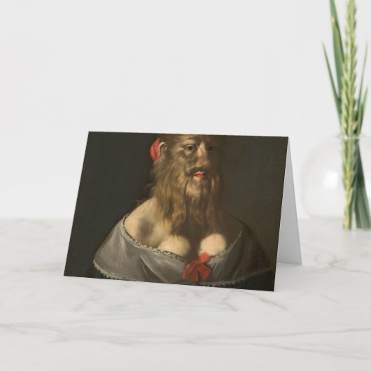 Portret van Barbara van Beck Curiosities en Oddit Kaart (Voorkant)