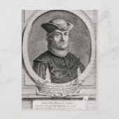 Portret van Baruch of Benedict Spinoza Briefkaart (Voorkant)