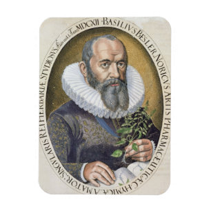 Portret van Basil Besler (1561-1629) in 1612, van Magneet