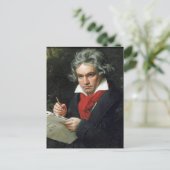Portret van Beethoven door Joseph Karl Stieler Briefkaart (Staand voorkant)
