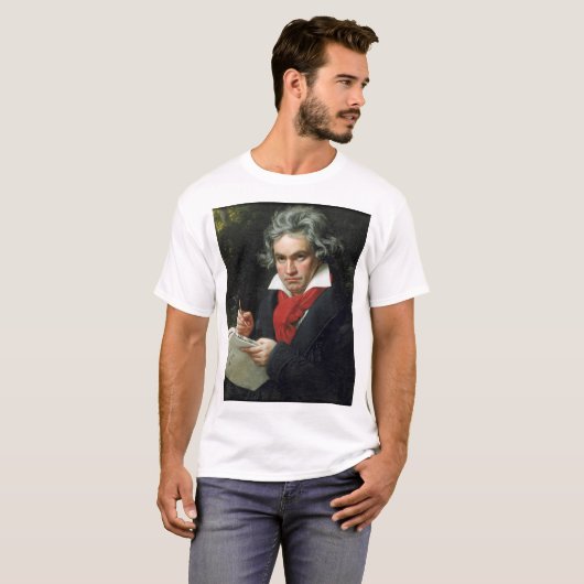 Portret van Beethoven door Joseph Karl Stieler T-shirt (Voorkant volledig)