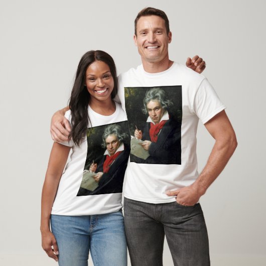 Portret van Beethoven door Joseph Karl Stieler T-shirt (Unisex)