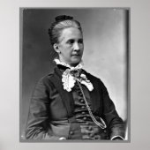 Portret van Belva Ann Bennett Lockwood Poster (Voorkant)