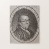  portret van Ben Franklin (1787) Legpuzzel (Verticaal)