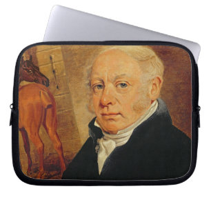 Portret van Ben Marshall (1767-1835) (olie op canv Laptop Sleeve