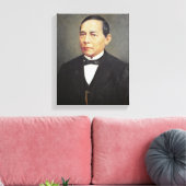 Portret van Benito Juarez, 1948 Canvas Afdruk (Insitu (Woonkamer))