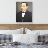 Portret van Benito Juarez, 1948 Canvas Afdruk (Insitu (Slaapkamer))