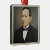Portret van Benito Juarez, 1948 Metalen Ornament (Rechts)