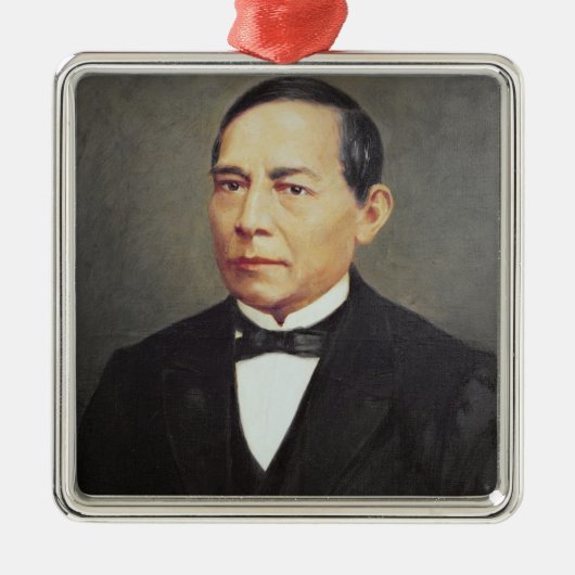 Portret van Benito Juarez, 1948 Metalen Ornament (Voorkant)