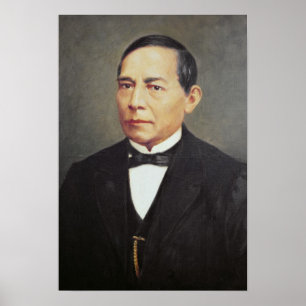 Portret van Benito Juarez, 1948 Poster