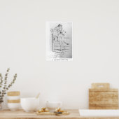Portret van Benjamin Disraeli Author 'Vivian Poster (Keuken)