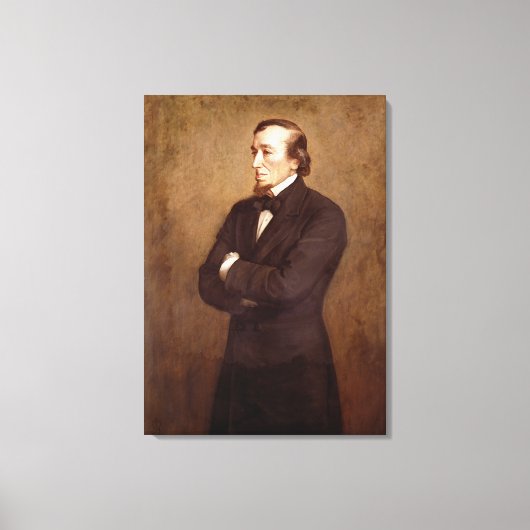 Portret van Benjamin Disraeli Canvas Afdruk (Voorkant)