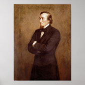 Portret van Benjamin Disraeli Poster (Voorkant)