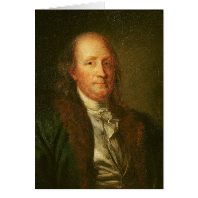 Portret van Benjamin Franklin (Voorkant)