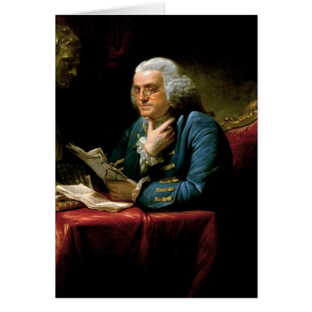 Portret van Benjamin Franklin (Voorkant)