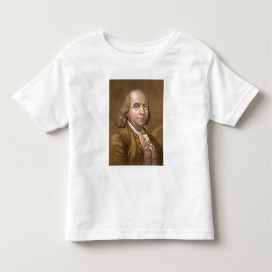 Portret van Benjamin Franklin (1706-1990) uit Le Kinder Shirts (Voorkant)
