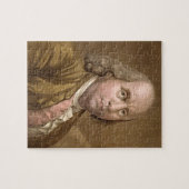 Portret van Benjamin Franklin (1706-1990) uit Le Legpuzzel (Horizontaal)