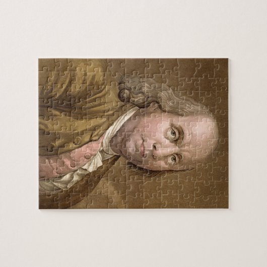 Portret van Benjamin Franklin (1706-1990) uit Le Legpuzzel (Horizontaal)