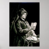 Portret van Benjamin Franklin, 1777 Poster (Voorkant)