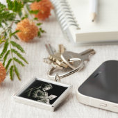 Portret van Benjamin Franklin, 1777 Sleutelhanger (Zijkant)