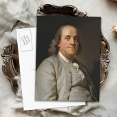 Portret van Benjamin Franklin Briefkaart