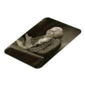 Portret van Benjamin Franklin, gegraveerd door Tho Magneet (Linkerzijde)