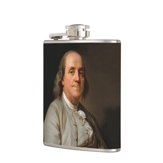 Portret van Benjamin Franklin Heupfles (Links)