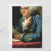 Portret van Benjamin Franklin Kaart (Voorkant)
