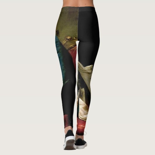 Portret van Benjamin Franklin Leggings (Achterkant)