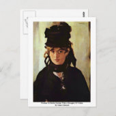 Portret van Berthe Morisot Briefkaart (Voorkant / Achterkant)