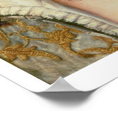 Portret van Bianca Cappello, c.1580 (olie op koper Poster (Hoek)