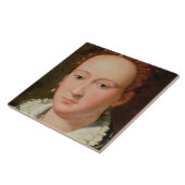 Portret van Bianca Cappello, c.1580 (olie op koper Tegeltje (Zijkant)