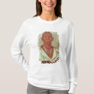 Portret van Black Hawk, Indische opperbevelhebber T-shirt