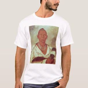 Portret van Black Hawk, Indische opperbevelhebber T-shirt