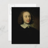 Portret van Blaise Pascal Briefkaart (Voorkant / Achterkant)