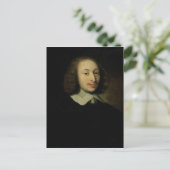 Portret van Blaise Pascal Briefkaart (Staand voorkant)