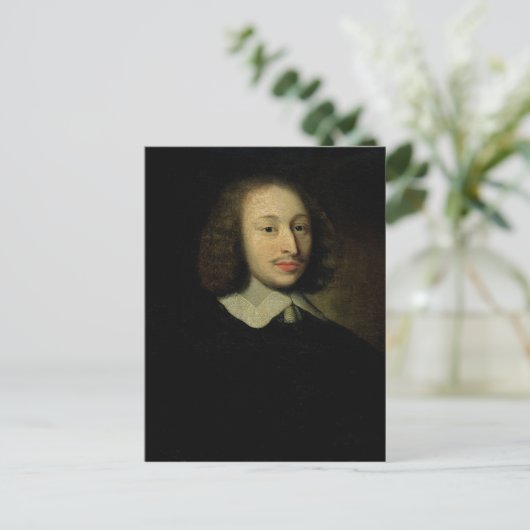Portret van Blaise Pascal Briefkaart (Staand voorkant)