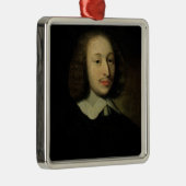 Portret van Blaise Pascal Metalen Ornament (Rechts)