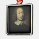 Portret van Blaise Pascal Metalen Ornament (Links)