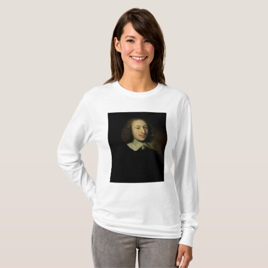 Portret van Blaise Pascal T-shirt (Voorkant volledig)