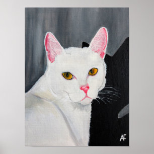 Portret van Blanca Schilderij van Alfred Fox Poster