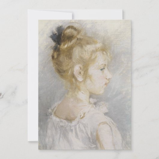Portret van Blanche Pontillon | Berthe Morisot (Voorkant)