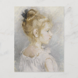 Portret van Blanche Pontillon   Berthe Morisot Briefkaart