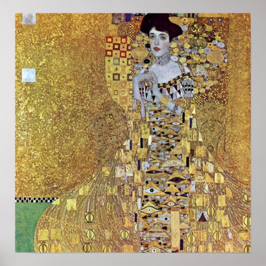 Portret van Block-Bauer 2 van Gustav Klimt Poster (Voorkant)