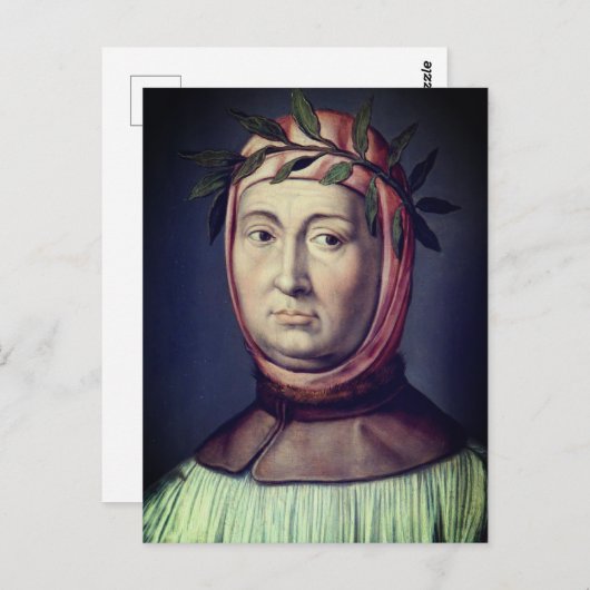 Portret van Boccaccio Briefkaart (Voorkant / Achterkant)